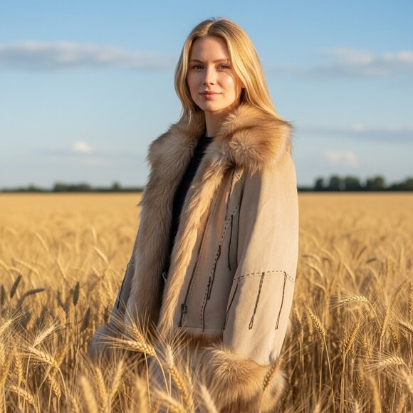 Vintage Jackets & Blazers - Vintage Suede Penny Lane Jacket